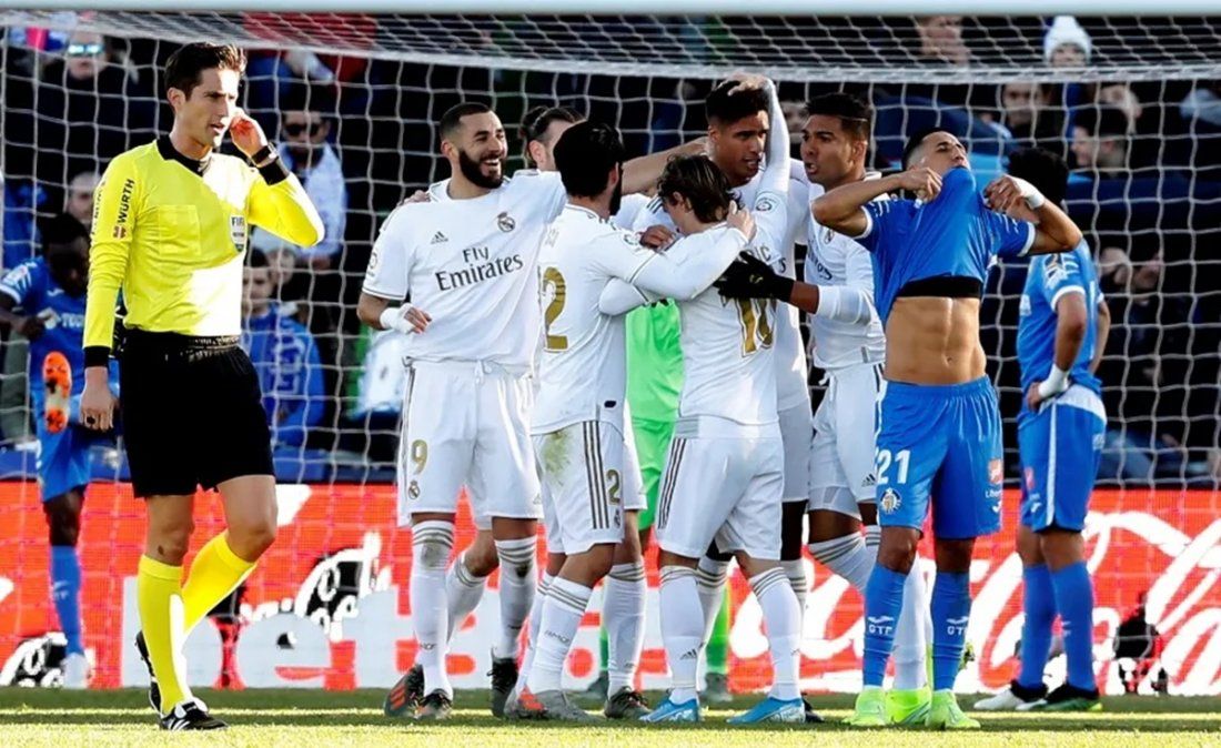 Real Madrid goleó a Getafe de visitante