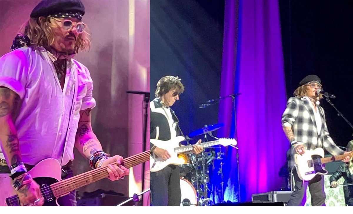 Johnny Depp y Jeff Beck en Inglaterra