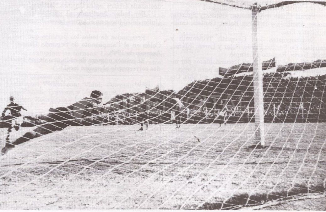 La imagen del gol de Elías que abrió el marcador del historial del clásico por Torneos de AFA. La imagen del gol de Elías que abrió el marcador del historial del clásico por Torneos de AFA.