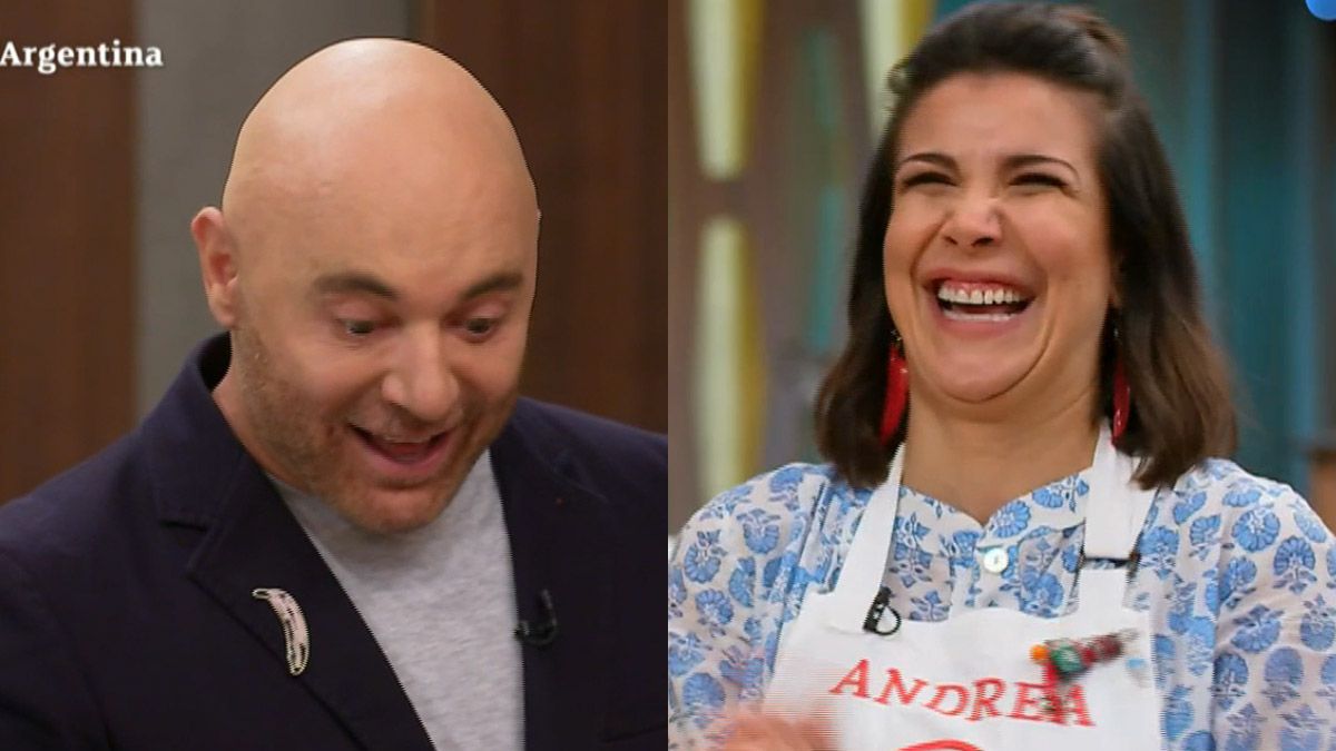 Andrea Rincón dejó sin palabras a Germán Martitegui en MasterChef