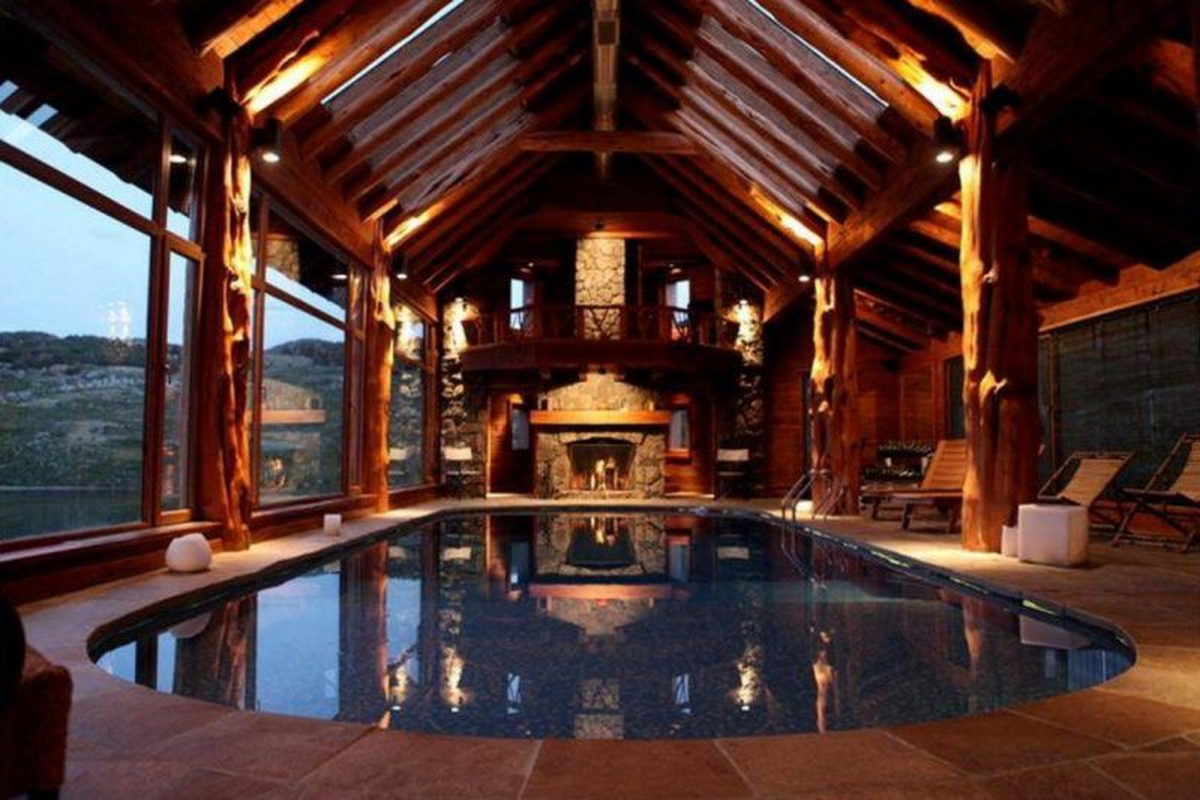 La mansión de Marcelo Tinelli en Esquel.