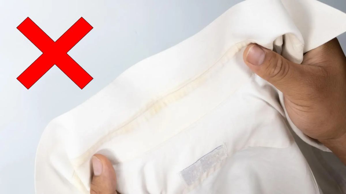 El truco para eliminar las manchas del cuello. El truco para eliminar las manchas del cuello.