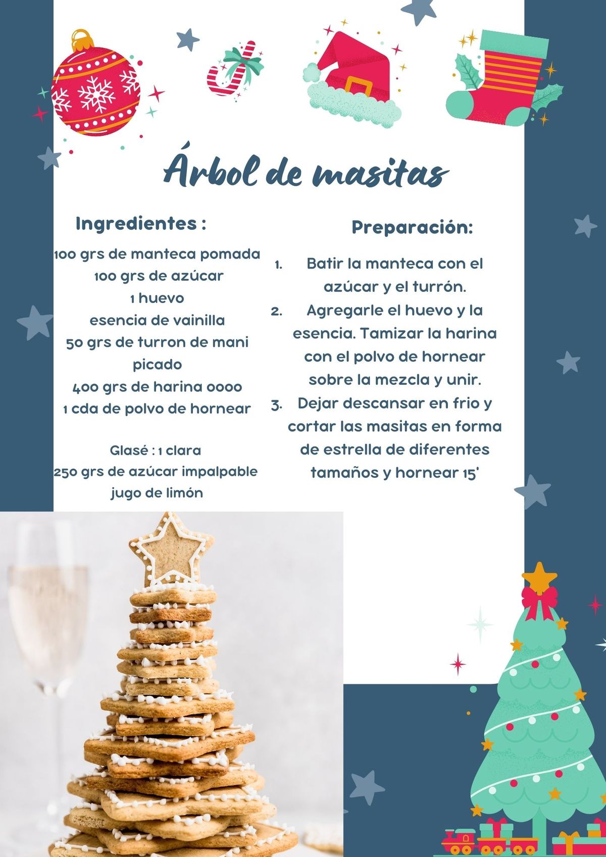 El árbol de masitas es una excelente opción para hacer en familia. El árbol de masitas es una excelente opción para hacer en familia.