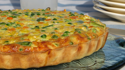 Masa de tarta salada con aceite en 4 simples pasos