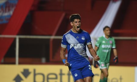 Facundo Barceló fue el autor del gol de Emelec en el triunfo 1-0 sobre Unión por la Copa Sudamericana.visibility Facundo Barceló fue el autor del gol de Emelec en el triunfo 1-0 sobre Unión por la Copa Sudamericana.visibility