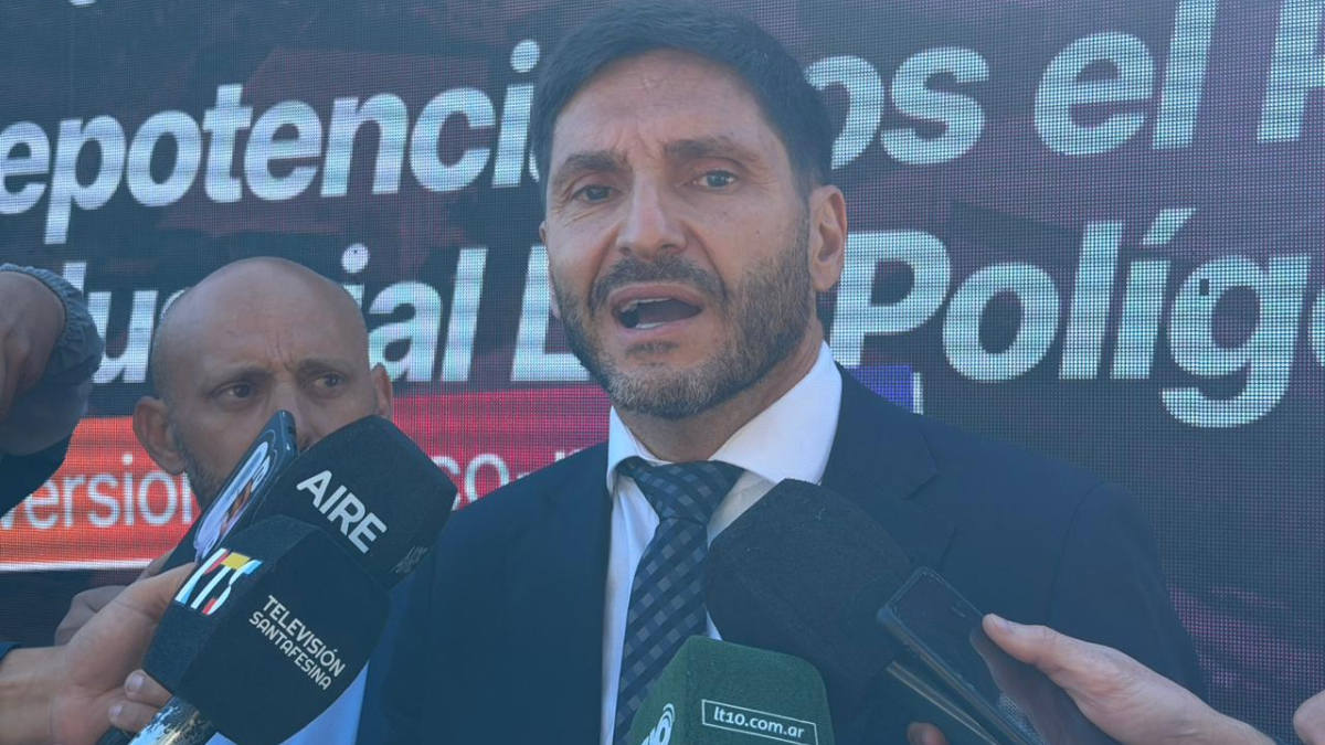 El gobernador de Santa Fe