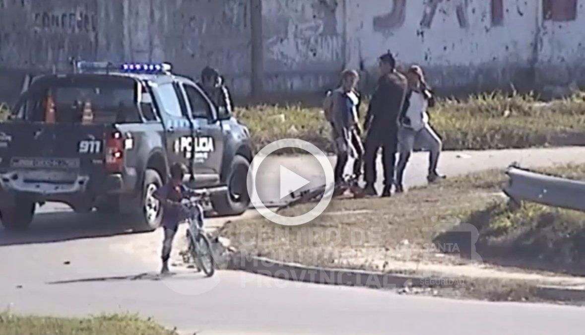 VIDEO: Lo detuvieron minutos después de robar una bicicleta