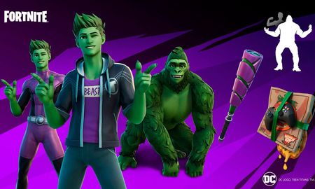 Fortnite: el Chico Bestia de los Jóvenes Titanes se suma al juego como skin. Fortnite: el Chico Bestia de los Jóvenes Titanes se suma al juego como skin.