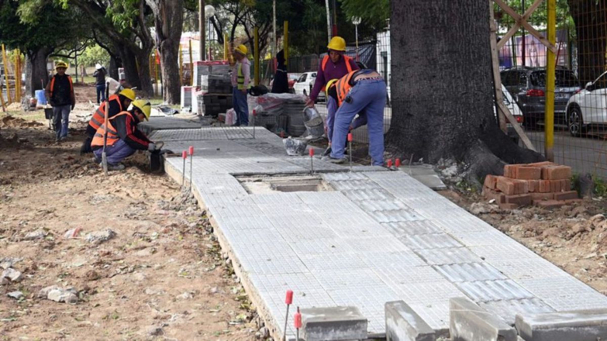 Los trabajos iniciaron a comienzos de febrero en el marco del Acuerdo Capital de obras públicas.