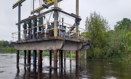 Aguas Santafesinas trabaja en la remoción de camalotes. Aguas Santafesinas trabaja en la remoción de camalotes.