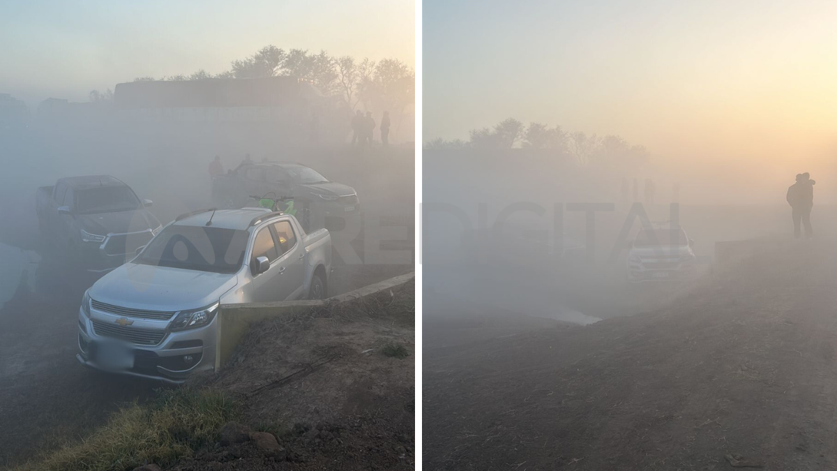 La escasa visibilidad fue un factor determinante de la múltiple colisión. La escasa visibilidad fue un factor determinante de la múltiple colisión.