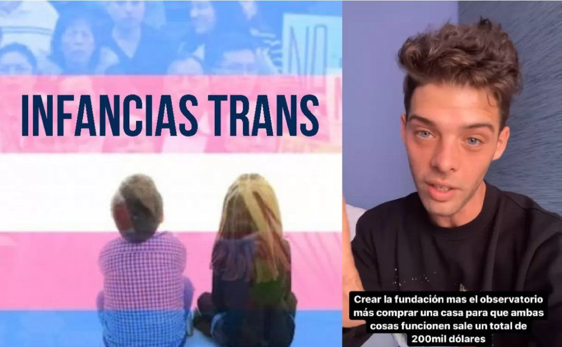 Santi Maratea quiere recaudar 32 millones de pesos para promover la campaña de Infancias Trans