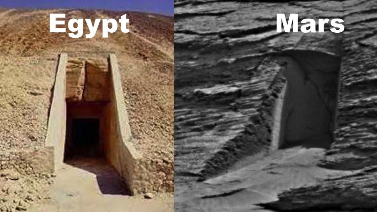 El curioso hallazgo de un portal en Marte que es similar a las pirámides de Egipto