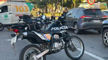 El accidente se produjo en avenida 27 de Febrero y calle Mendoza.