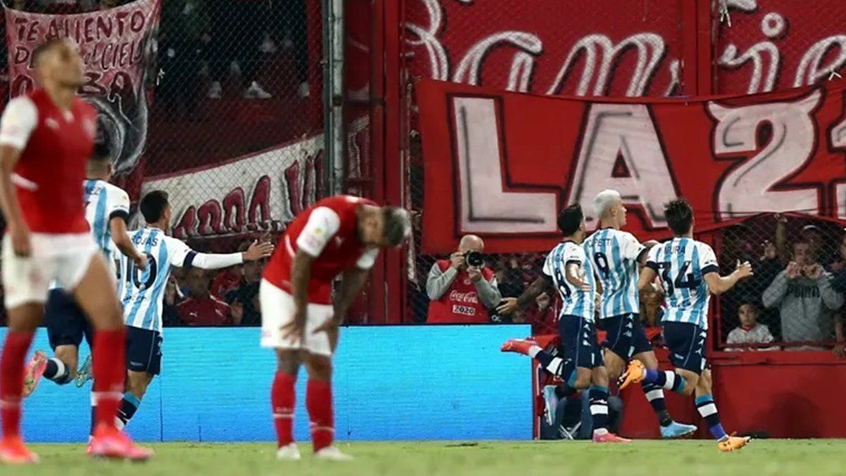 Racing se quedó con el festejo en el clásico de Avellaneda