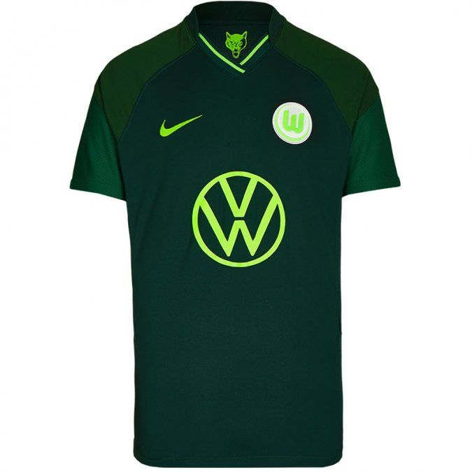 Camiseta visitante del Wolfsburgo de Alemania.