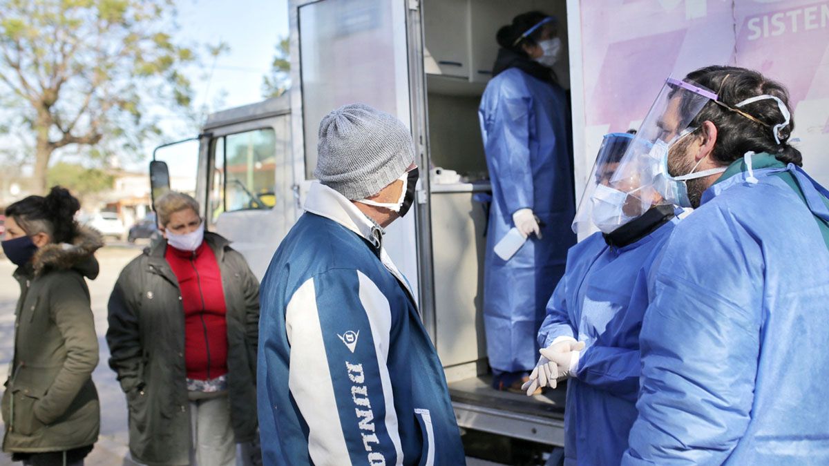 Operativo Detectar en barrio Yapeyú.&nbsp;