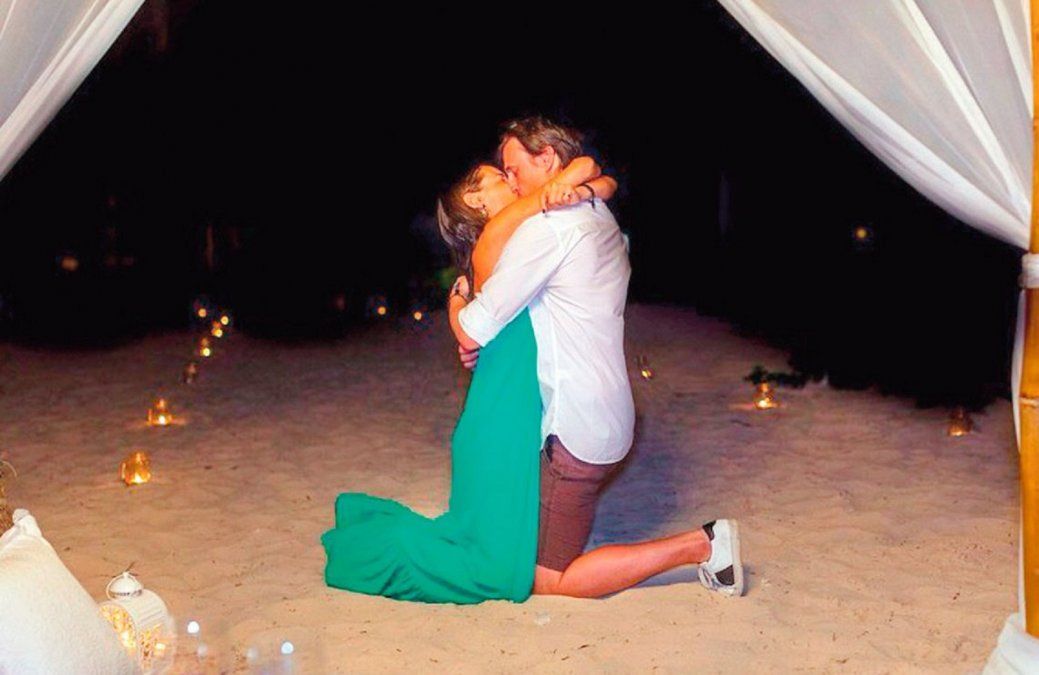 Pampita y Roberto García Moritán