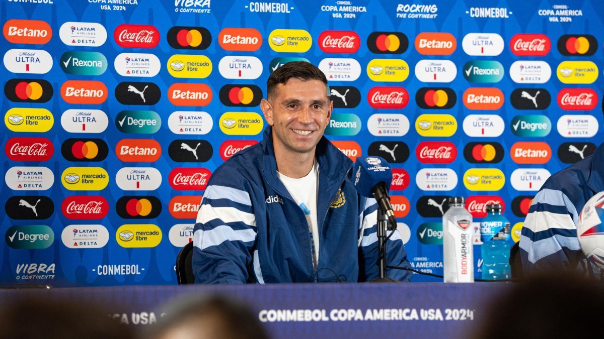 Emiliano Martínez, en la previa de su cuarta final con la Selección argentina. Emiliano Martínez, en la previa de su cuarta final con la Selección argentina. 