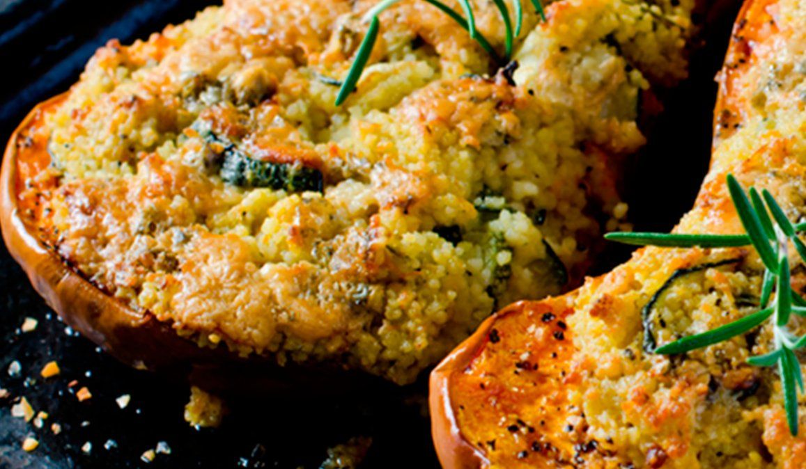 Zapallo relleno para disfrutar los almuerzos.