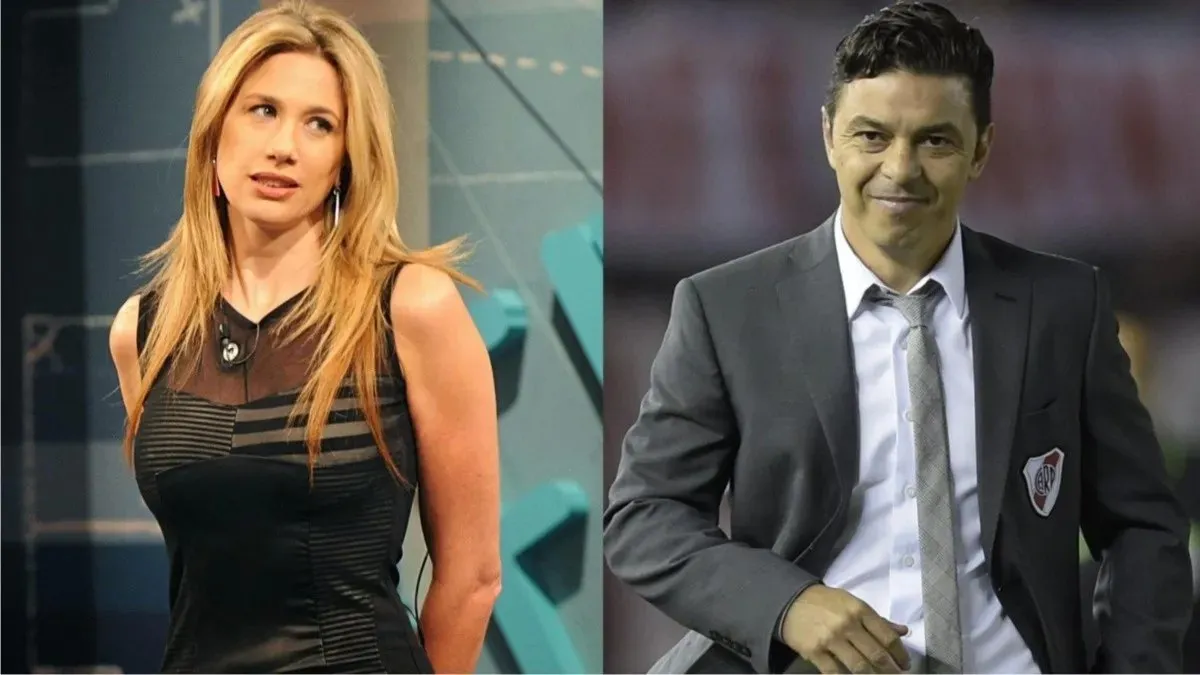 Alina Moine y Marcelo Gallardo