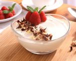 Mousse de chocolate blanco. Mousse de chocolate blanco.
