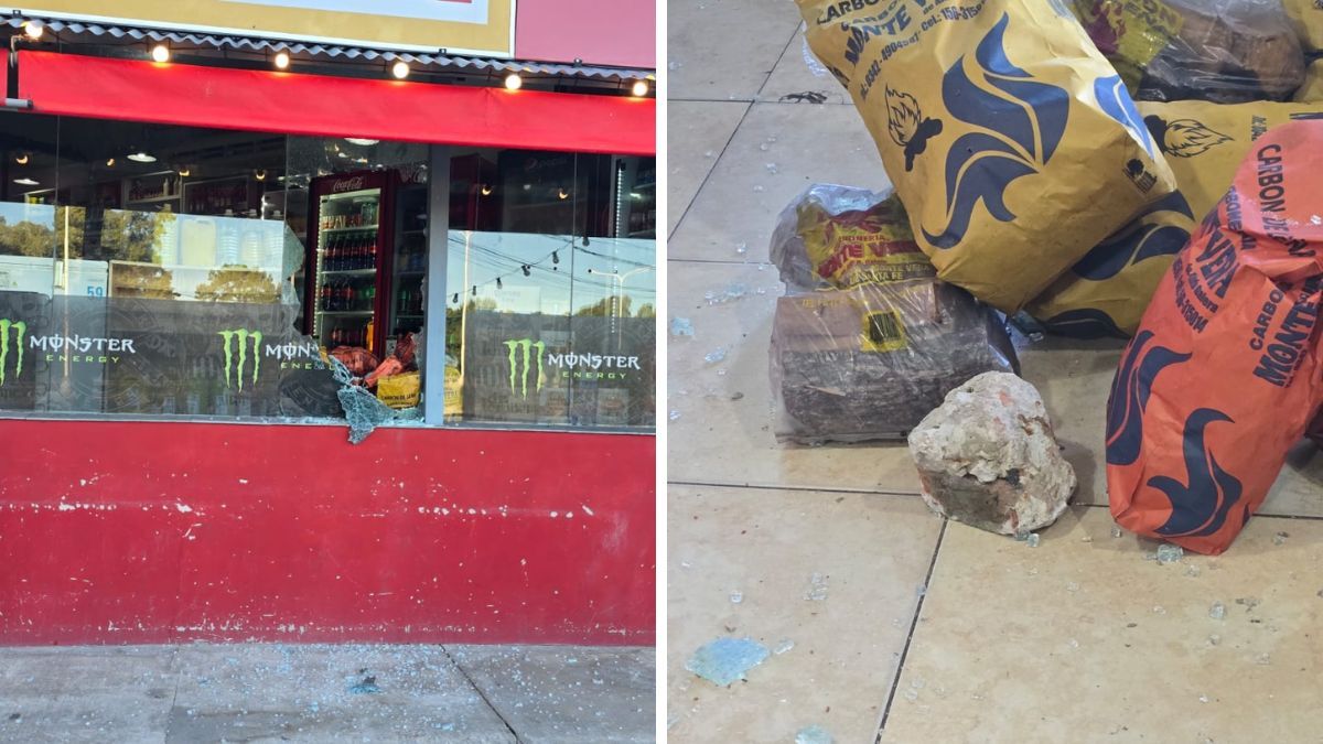 Dos personas abordaban una moto