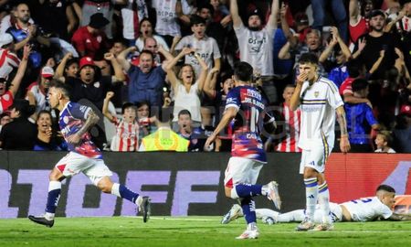 Fragapane fue el héroe de Unión y le dio el empate ante Boca en la última del partido. Fragapane fue el héroe de Unión y le dio el empate ante Boca en la última del partido.