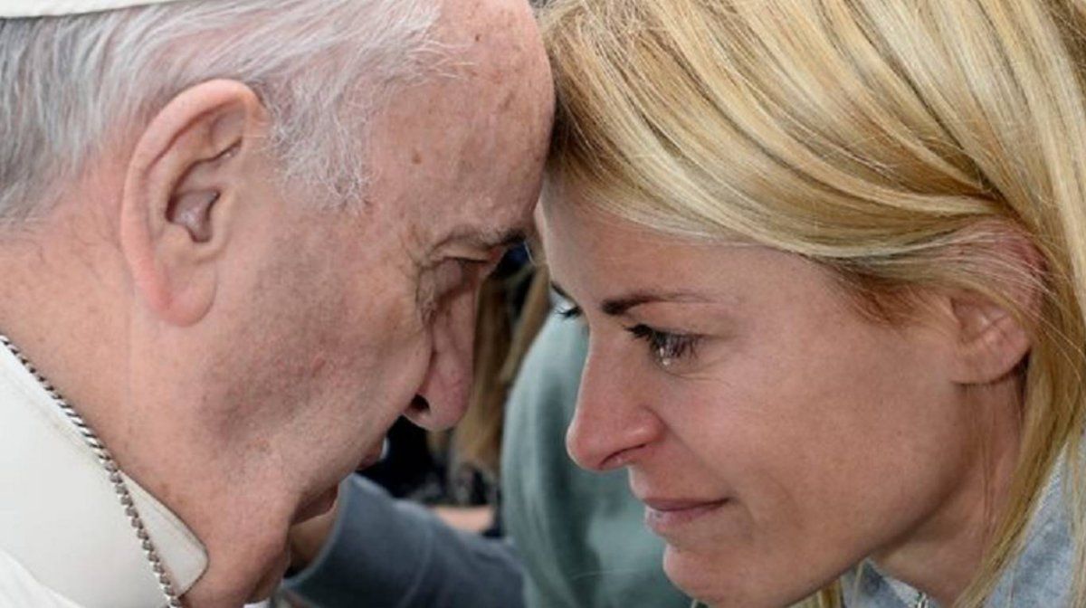 Eugenia Tobal se encontró con Francisco en 2015.