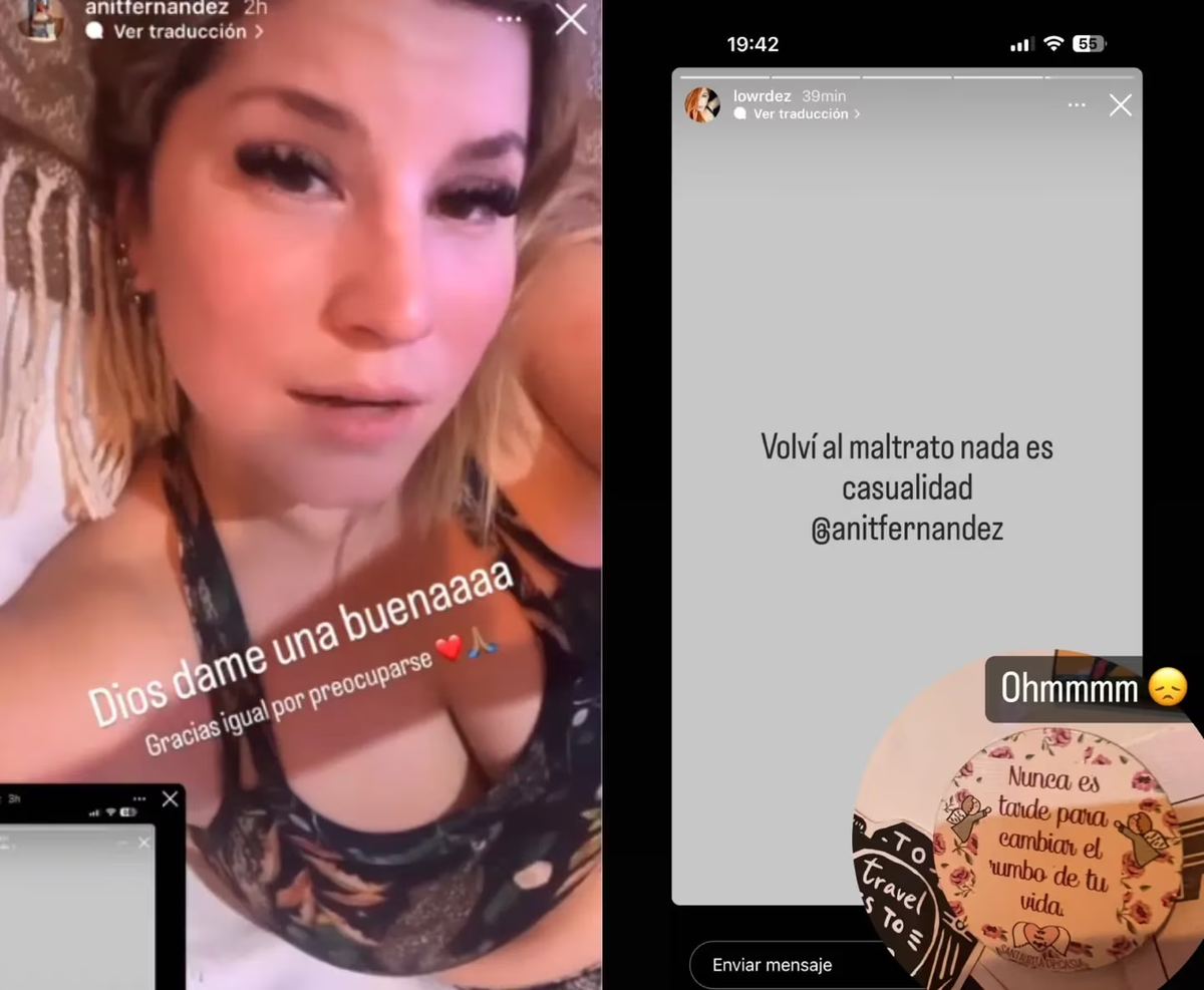 Anita Fernández aseguró no haberle pegado a la cantante de Bandana.