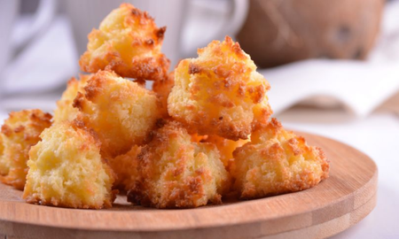 Masitas de coco sin harina: la receta fácil para disfrutar en la merienda Masitas de coco sin harina: la receta fácil para disfrutar en la merienda