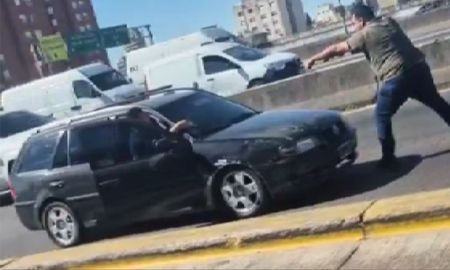 El cruce se dio en la avenida General Paz, cerca de Liniers. El cruce se dio en la avenida General Paz, cerca de Liniers.