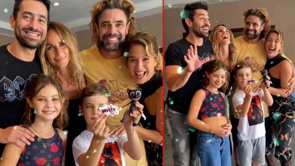 Luciano Castro es papá de dos hijos junto a Sabrina Rojas. Ahora todos forman una familia ensamblada junto a Flor Vigna y el Tucu López, pareja de Rojas.