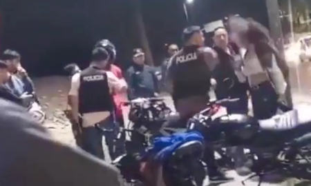 Un policía le pegó una cachetada a una joven en un control de tránsito: Callate la boca, sucia Un policía le pegó una cachetada a una joven en un control de tránsito: Callate la boca, sucia