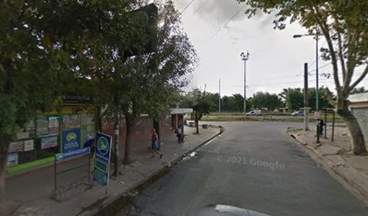 La zona de Merlo donde ocurrió el asesinato.