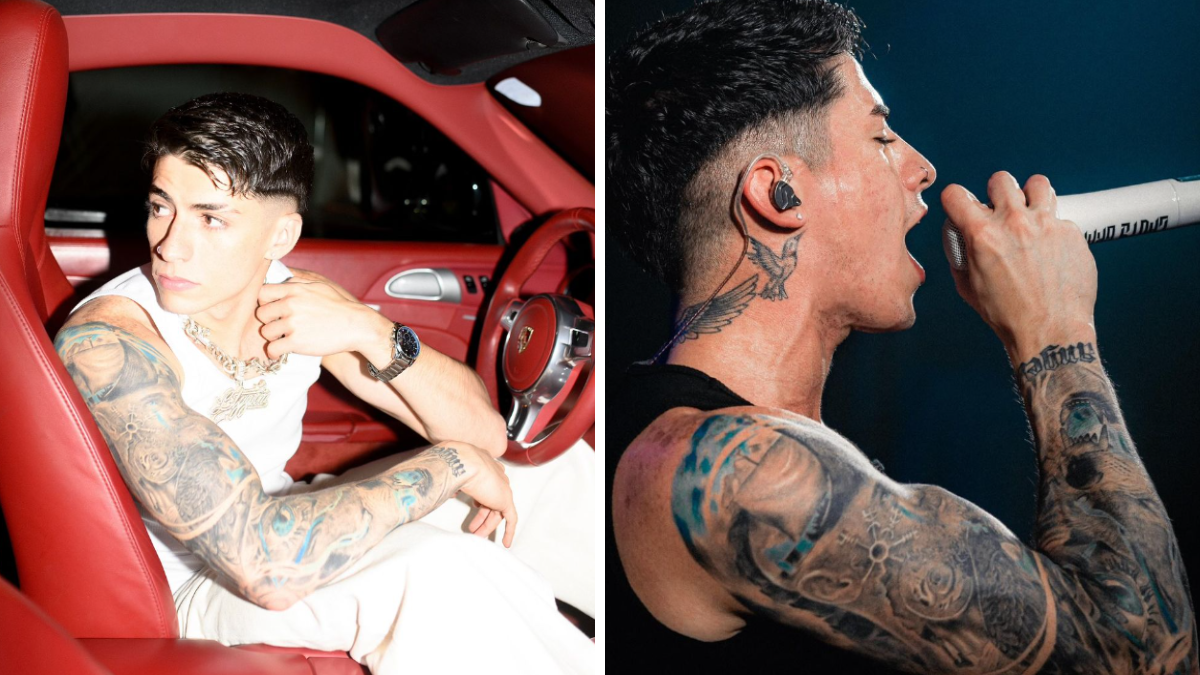 Los tatuajes de Lauty Gram coinciden con los que aparecen en el posteo de la China Suárez. Los tatuajes de Lauty Gram coinciden con los que aparecen en el posteo de la China Suárez.