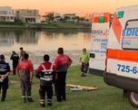 El joven desapareció en el lago del country el viernes durante un asado. El joven desapareció en el lago del country el viernes durante un asado.