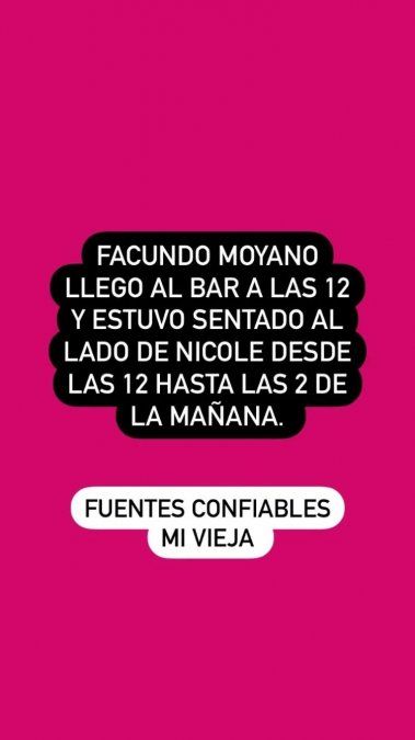 Juariu en sus historias de Instagram.