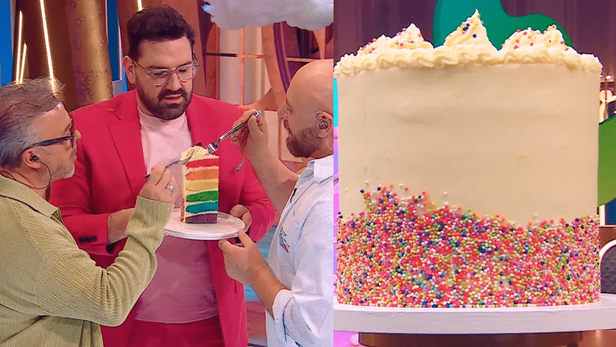 Paso a paso: Damián Betular reveló los secretos para hacer la torta arcoíris perfecta Paso a paso: Damián Betular reveló los secretos para hacer la torta arcoíris perfecta