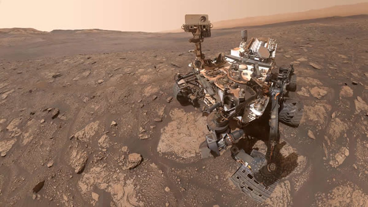 El rover Curiosity de la Nasa se hizo esta selfie en un lugar llamado