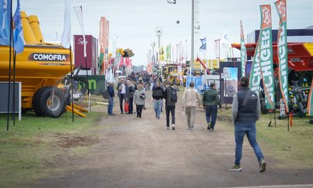 Asistentes en Expoagro visitando los stands. Asistentes en Expoagro visitando los stands.