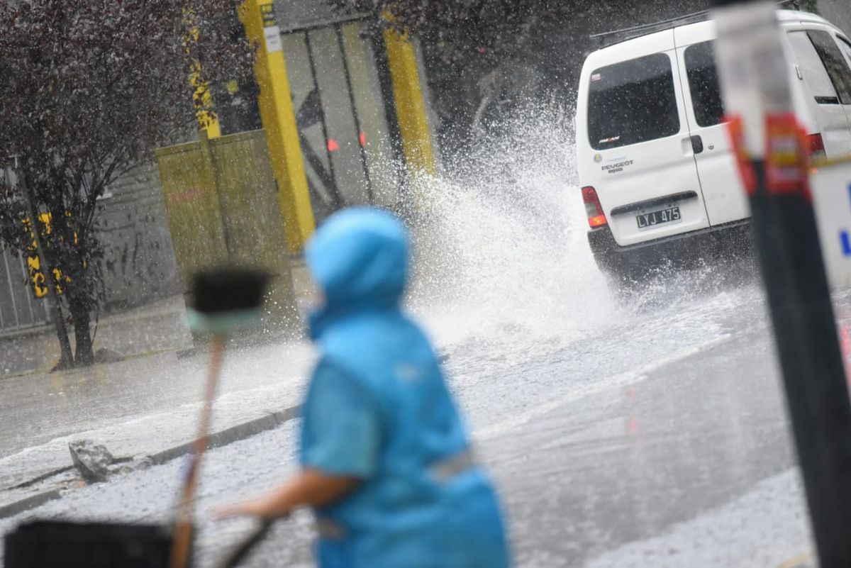 El avance del mal tiempo sobre la provincia de Santa Fe.