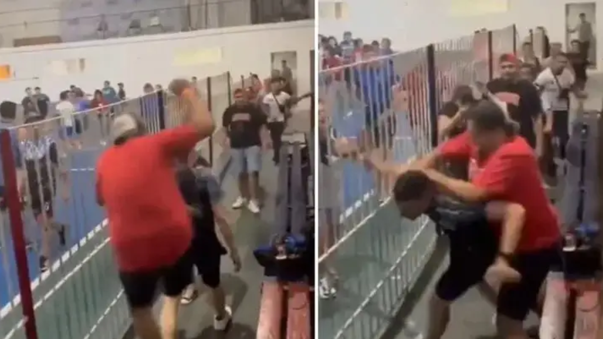 La violencia estalló tras una semifinal de la Copa Oro cuando padres de ambos equipos invadieron la cancha y se enfrentaron a golpes dentro de un club de Lanús.