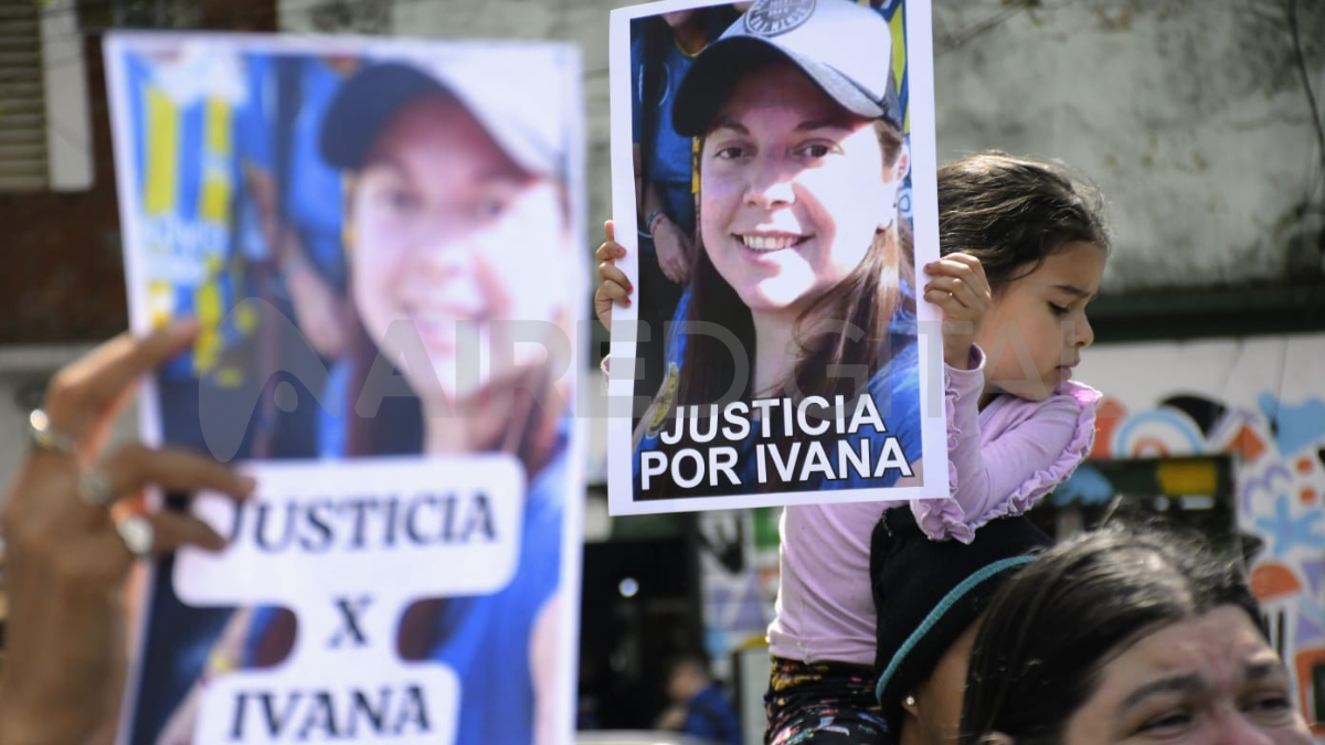 Ivana Garcilazo regresaba el sábado al atardecer del estadio de Rosario Central