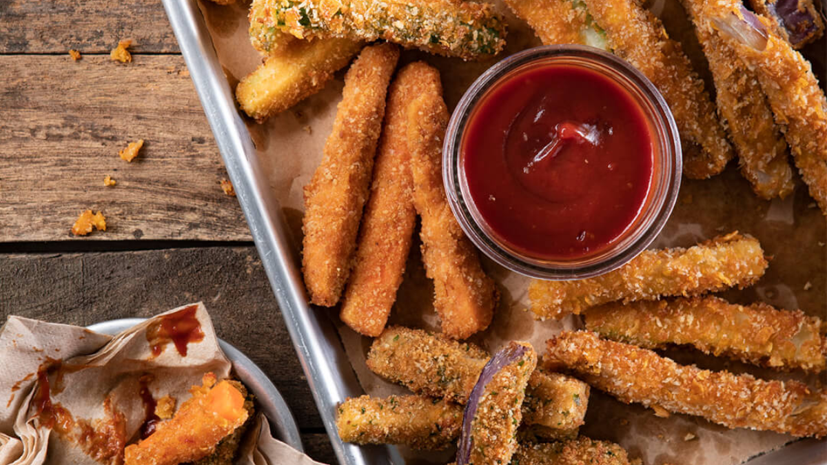 La receta súper fácil para hacer los mejores bastones de berenjena