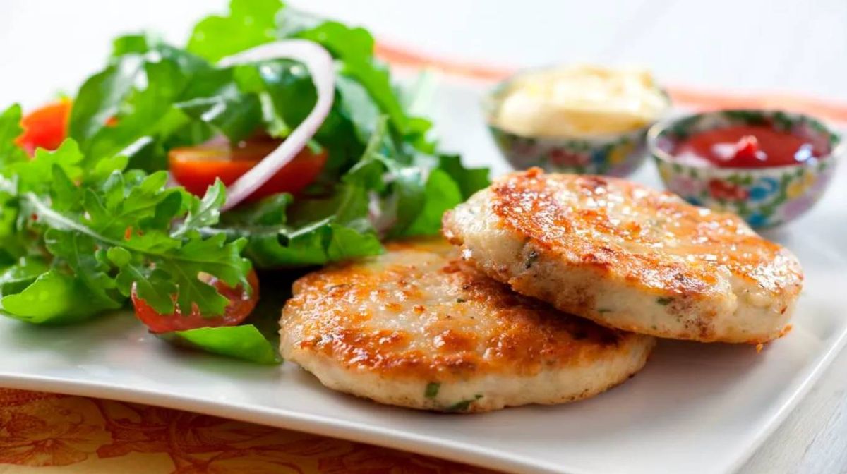 Hamburguesas de pollo caseras