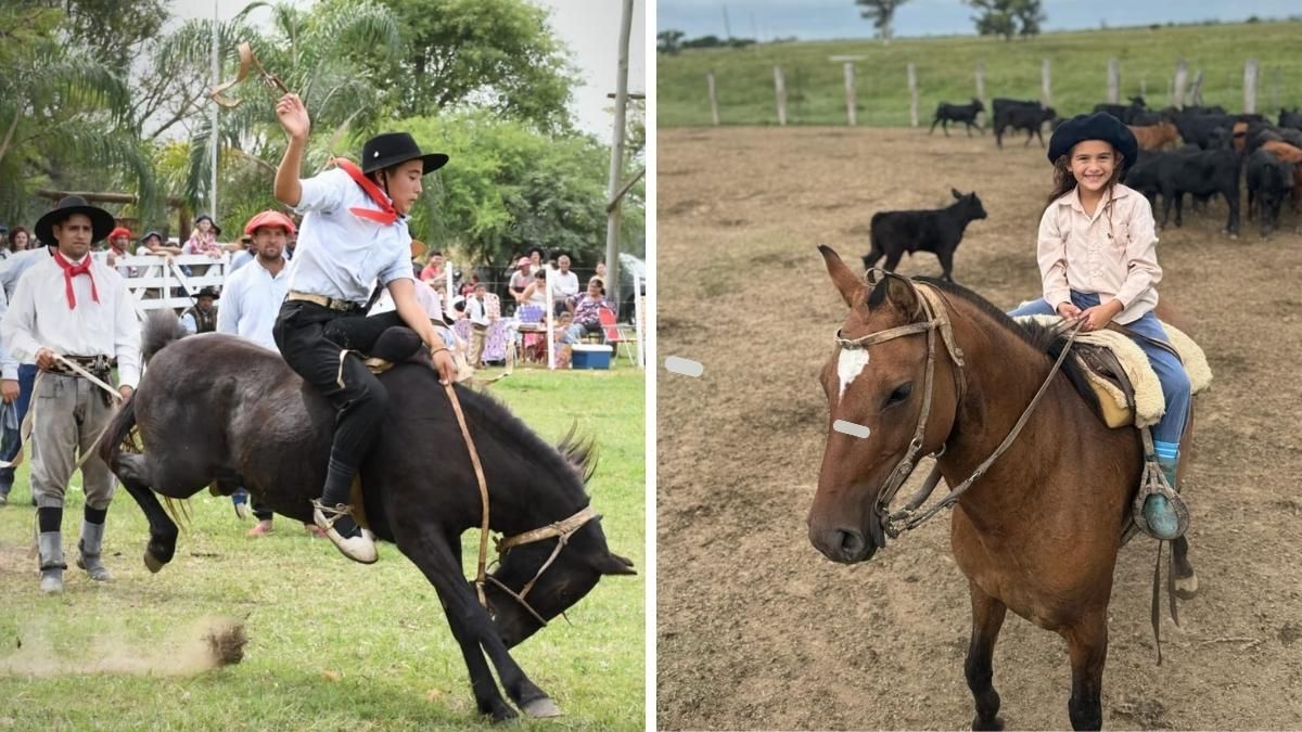 De familia de jinetes, los caballos son parte de la vida de Antonio y Aimará, desde que tienen uso de razón. De familia de jinetes, los caballos son parte de la vida de Antonio y Aimará, desde que tienen uso de razón.