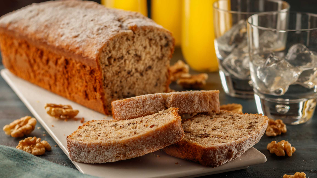 La receta infalible para hacer el mejor budín de banana y nuez en casa