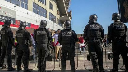 Bajo un tremendo operativo policial jugarán River y Boca en el Monumental