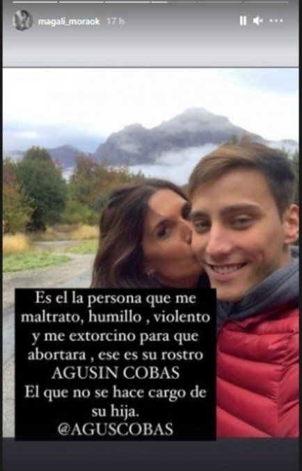 Magalí Mora expuso a Agustín Cobas.